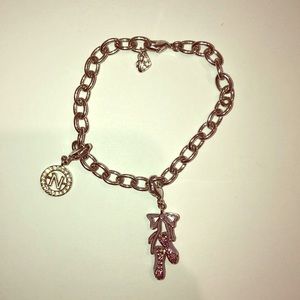 Swarovski charm bracelet